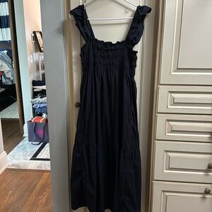 French Connection long maxi sundress with pockets. Navy